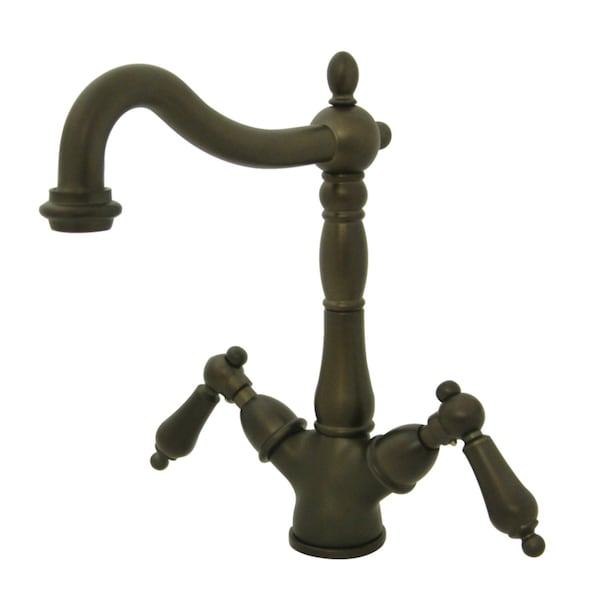 Kingston Brass KS1495AL Heritage 2-Handle Vessel Sink Faucet, Oil Rubbed Bronze KS1495AL - main
